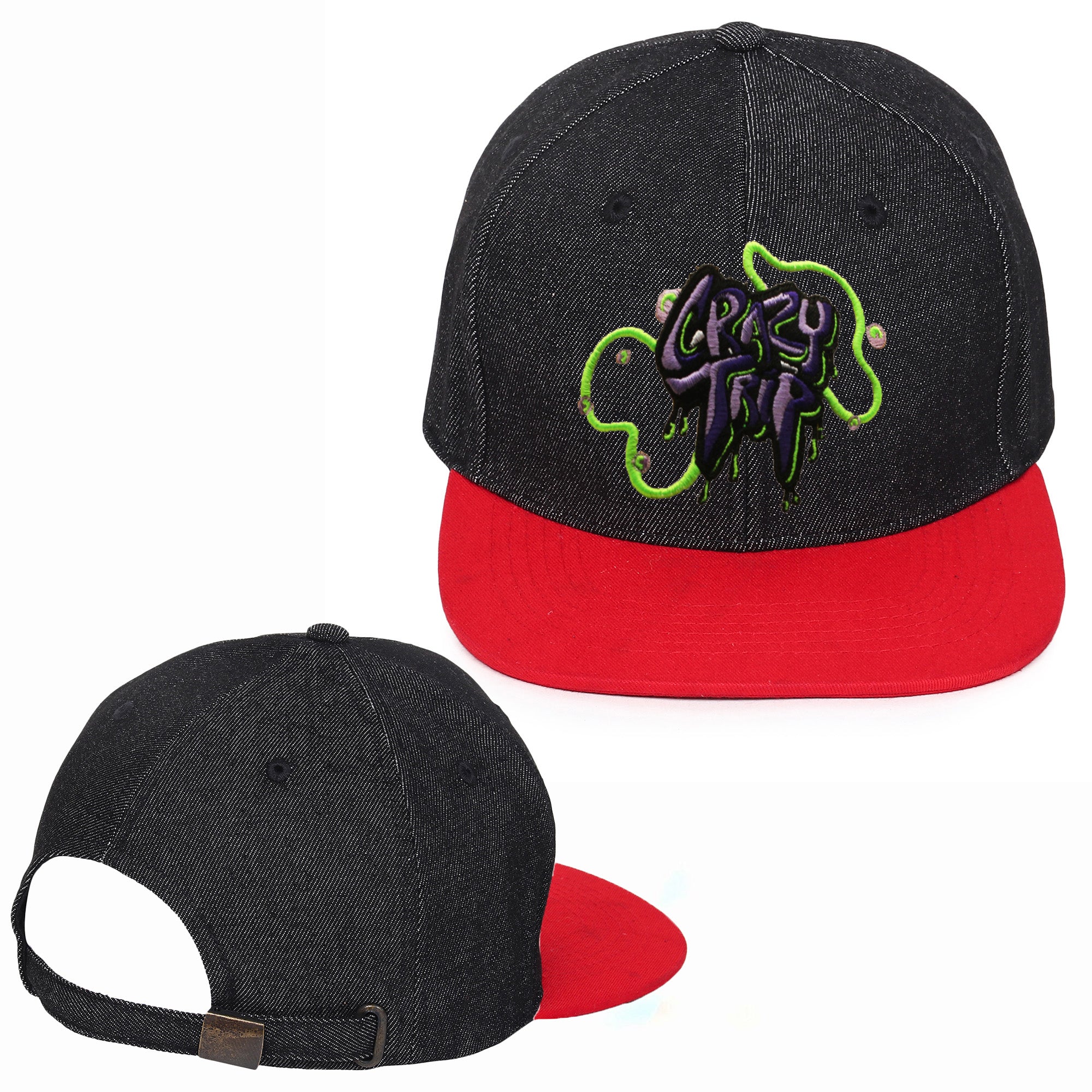 Crazy Time Embroidered Hip Hop Caps