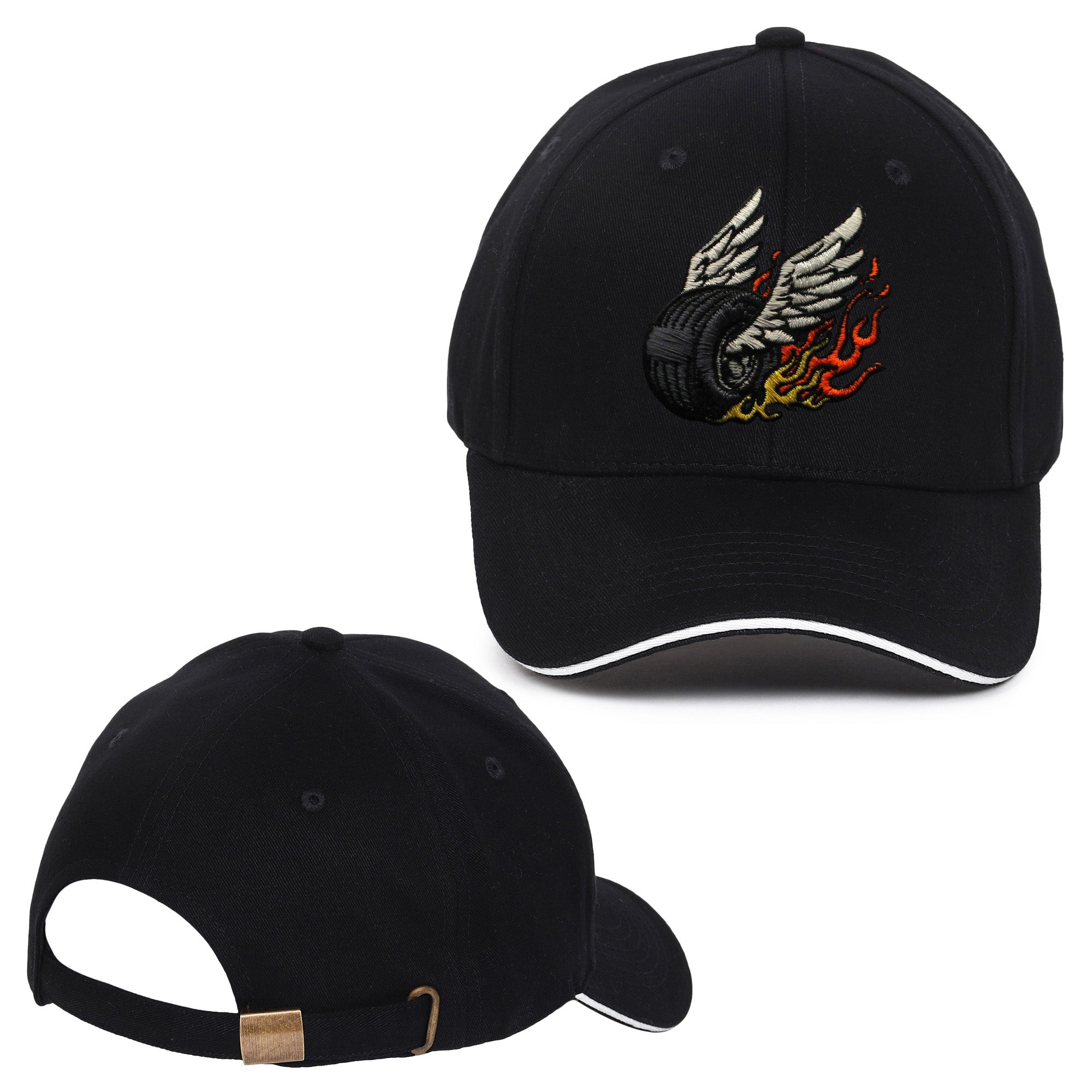 Rider Embroidered Baseball Caps