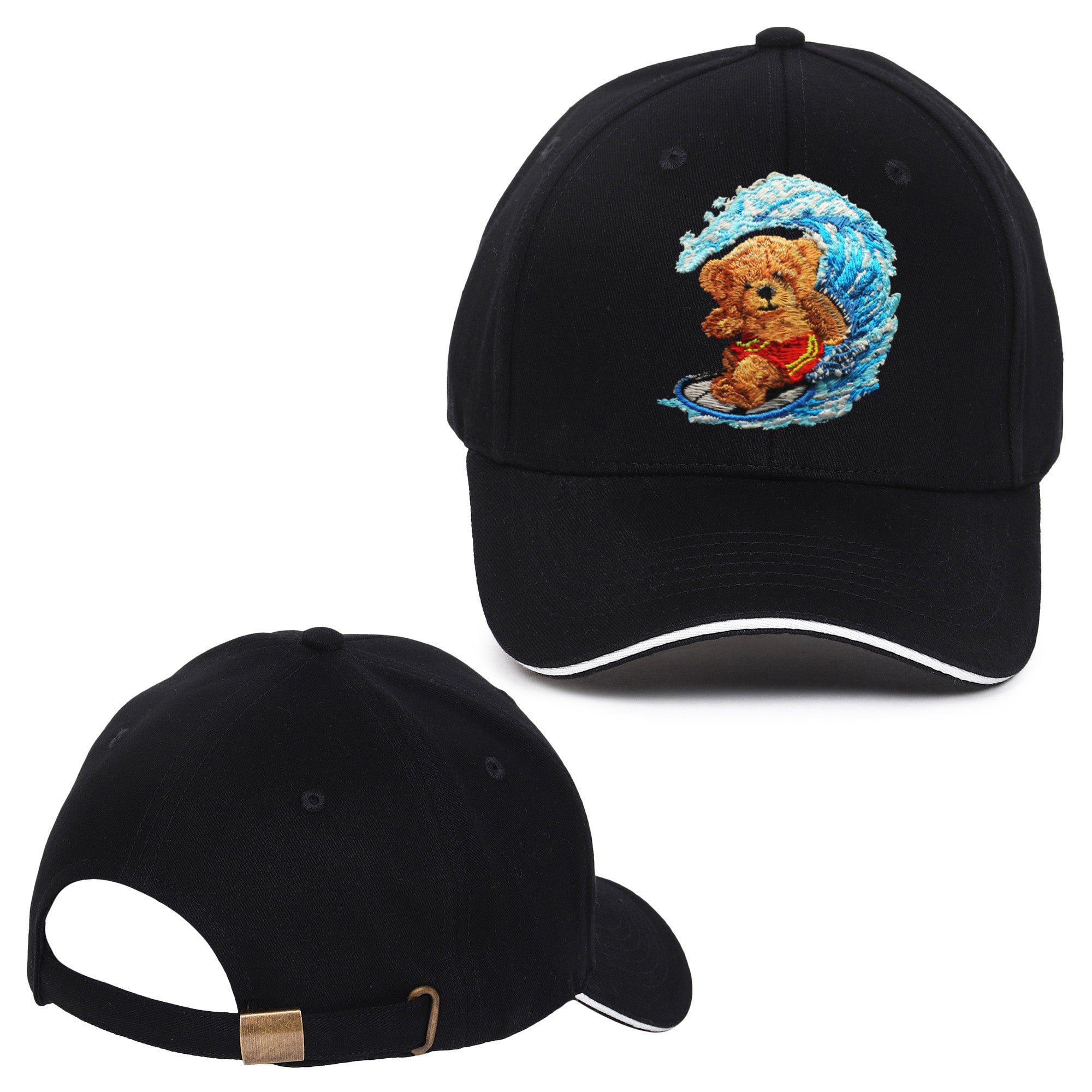 Waverider Embroidered Baseball Caps