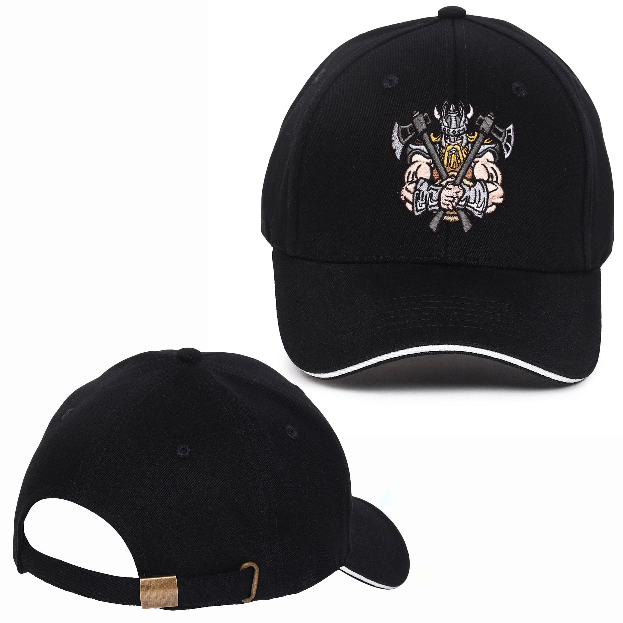 Warrior Embroidered Baseball Caps