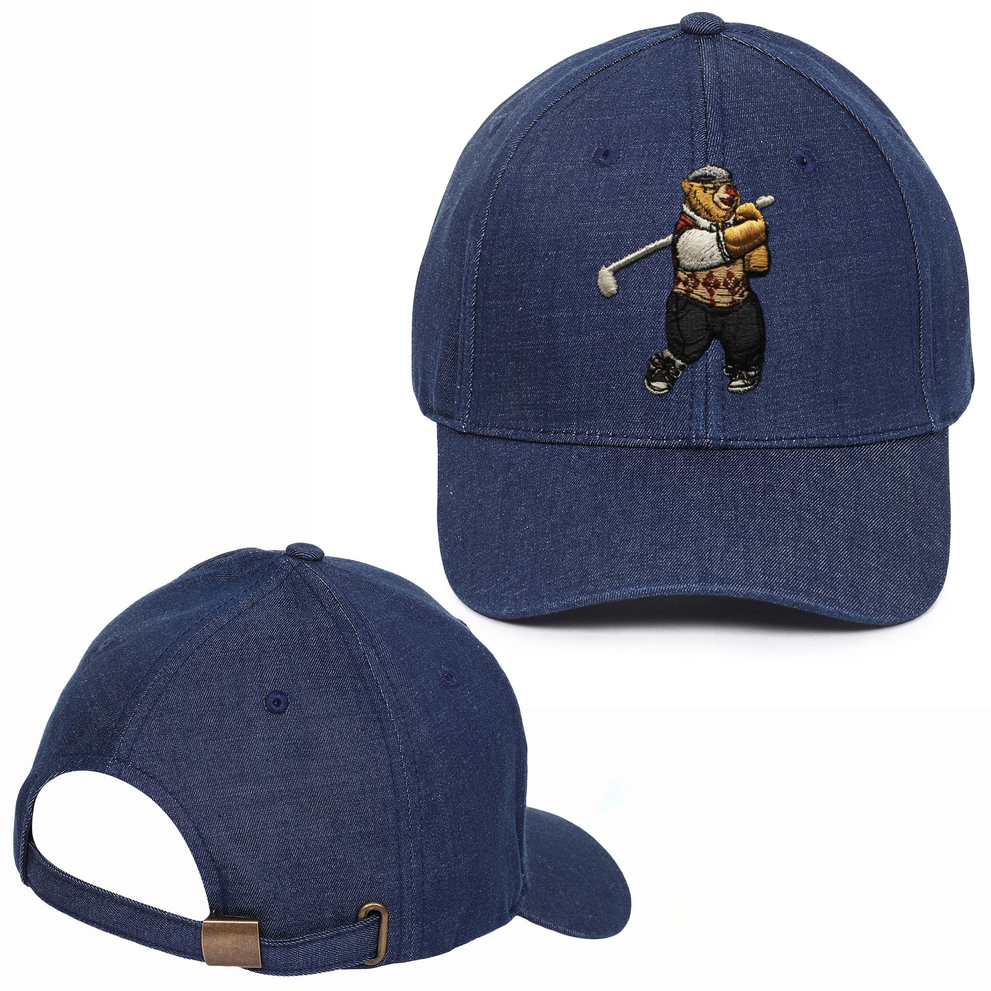 Golfy Embroidered Baseball Caps