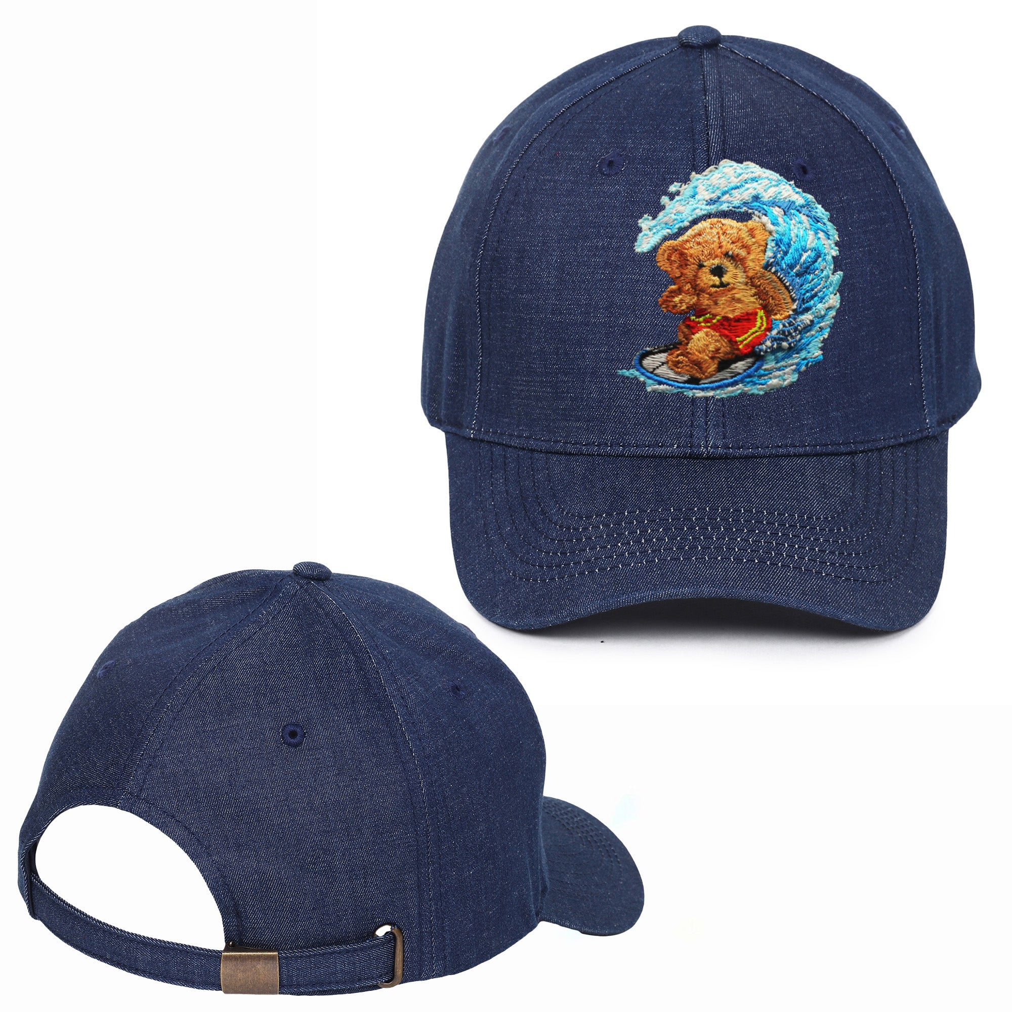 Waverider Embroidered Baseball Caps