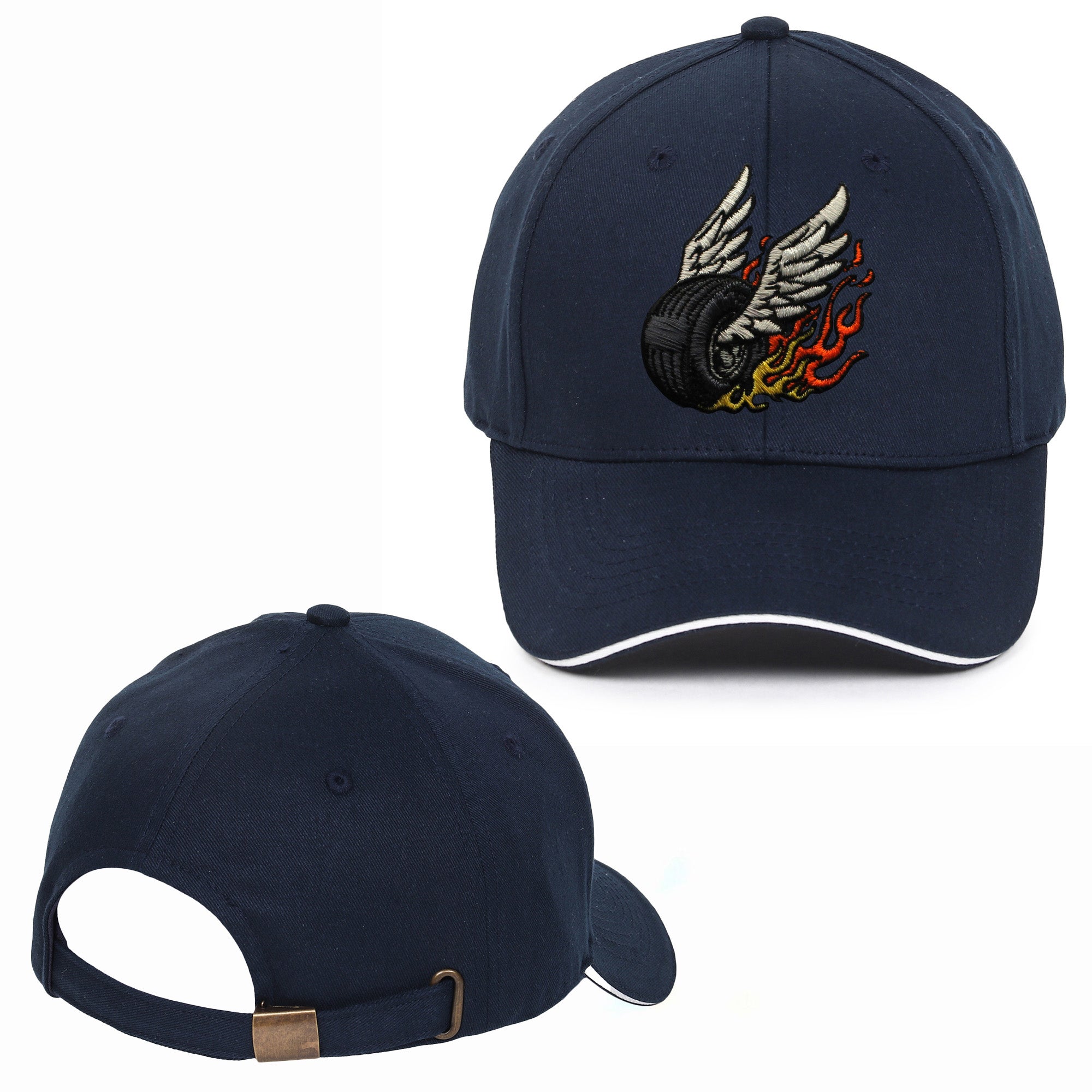 Rider Embroidered Baseball Caps