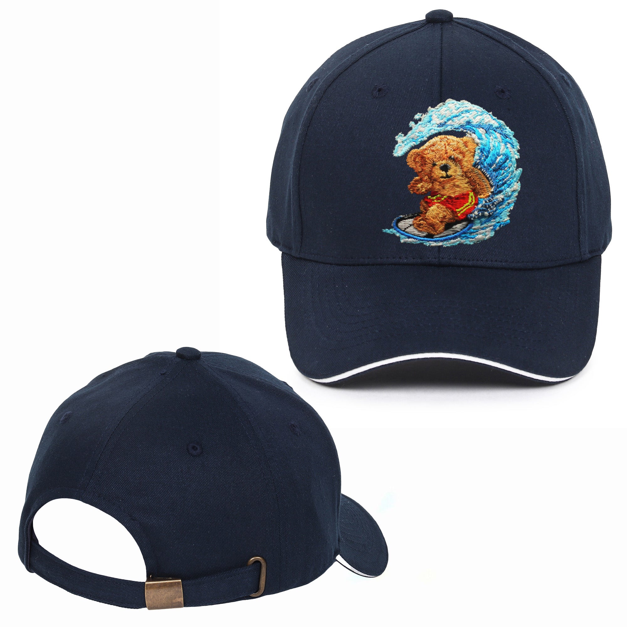 Waverider Embroidered Baseball Caps