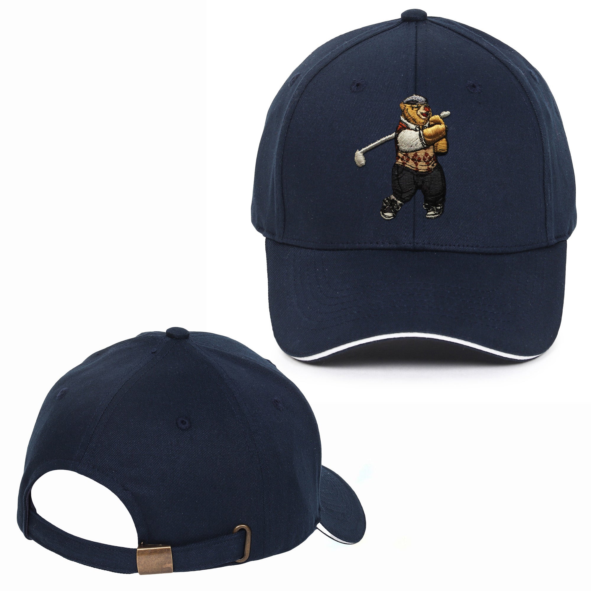 Golfy Embroidered Baseball Caps