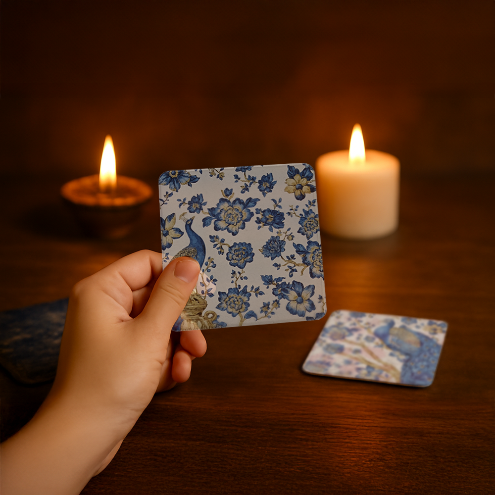 Glass Tumblers X Acrylic Coasters X Laddoo Candles