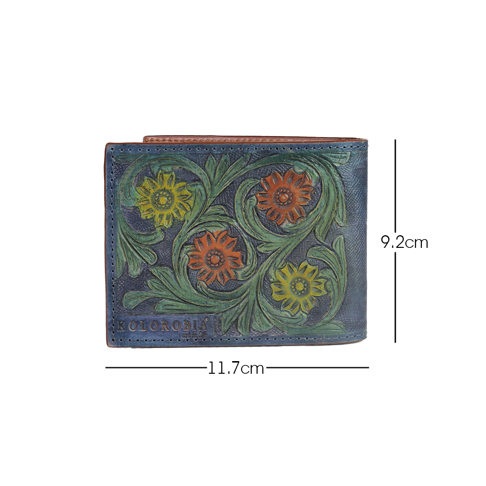 Leather Carved Wallet X Leather Carved Card Holder X Ceramic Mug