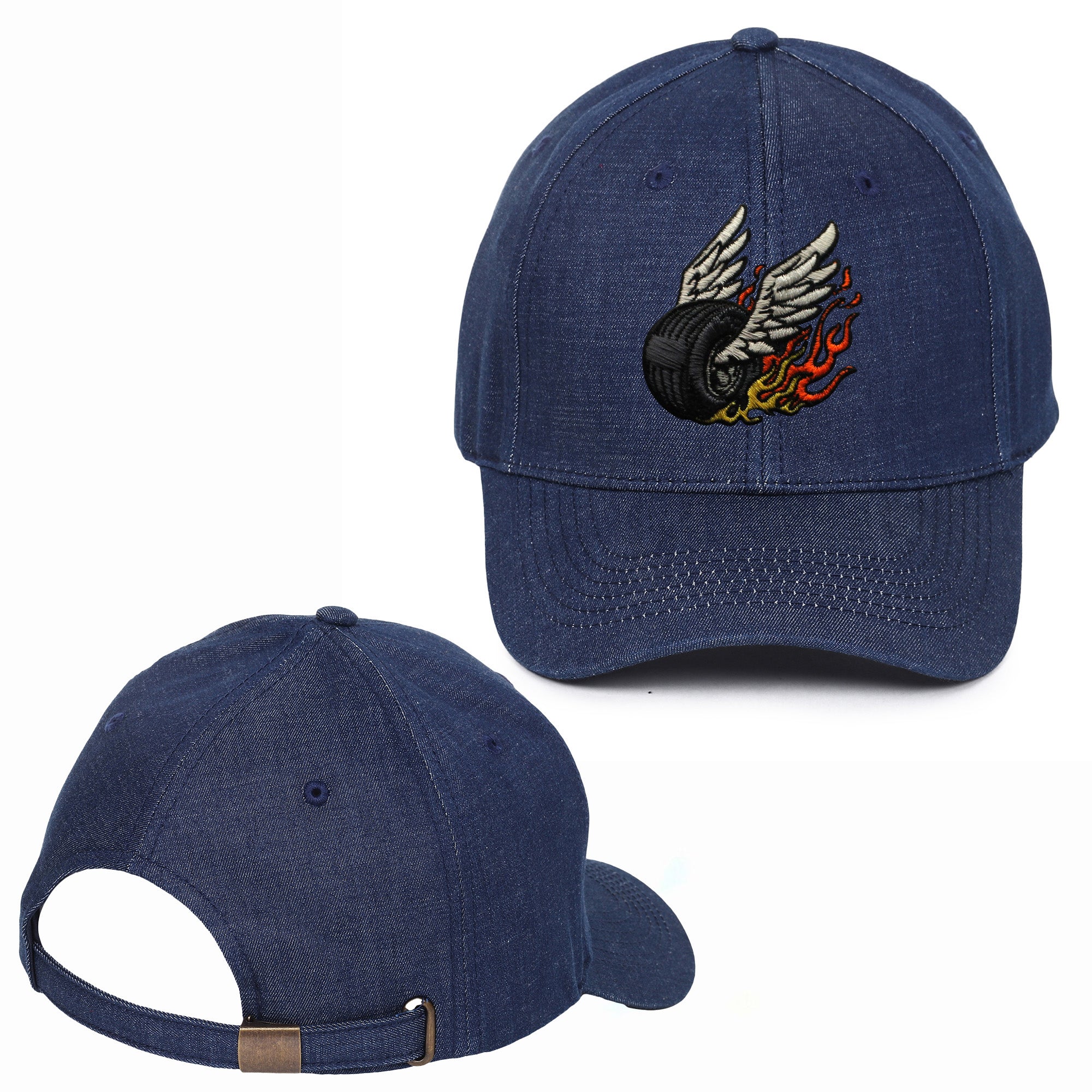 Rider Embroidered Baseball Caps