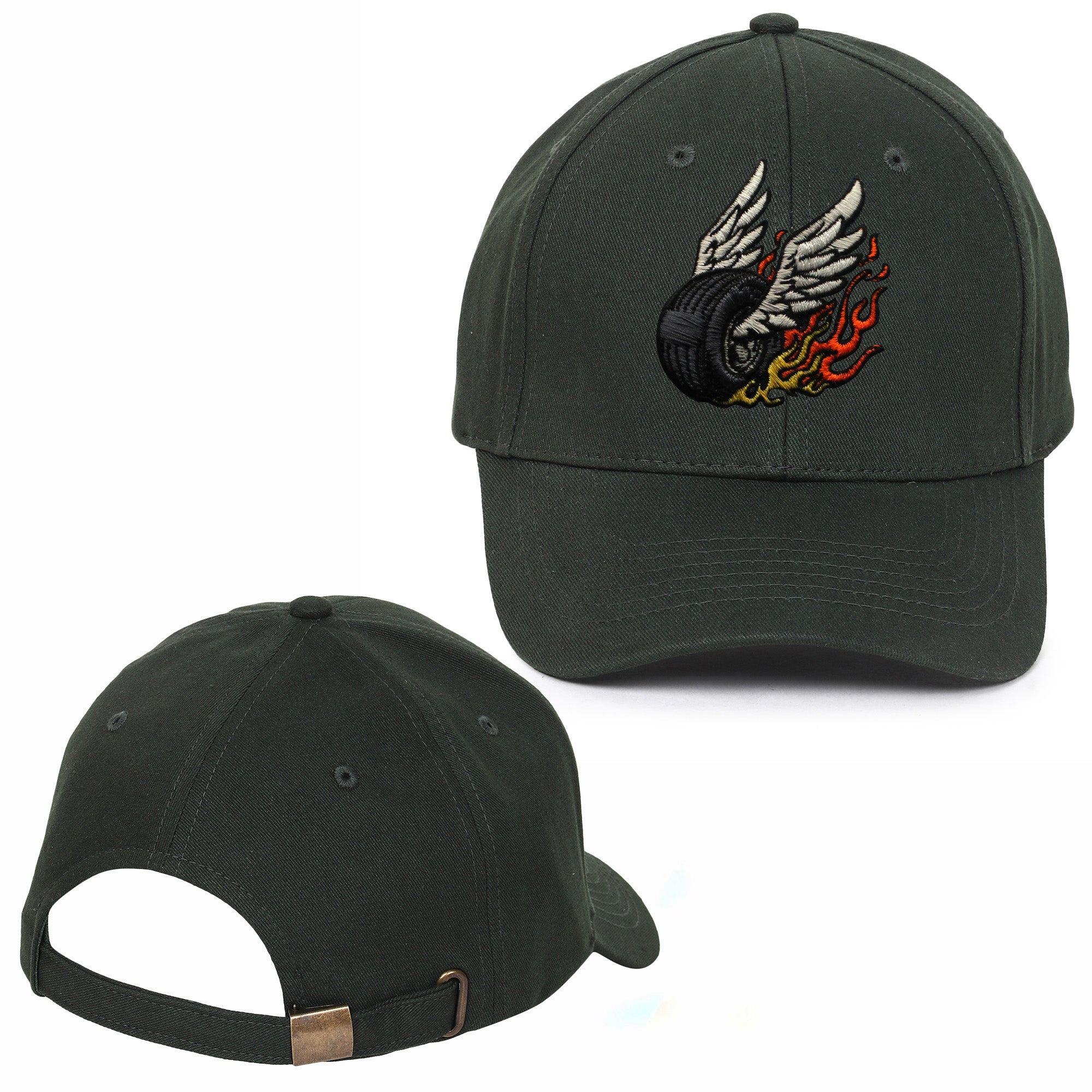 Rider Embroidered Baseball Caps