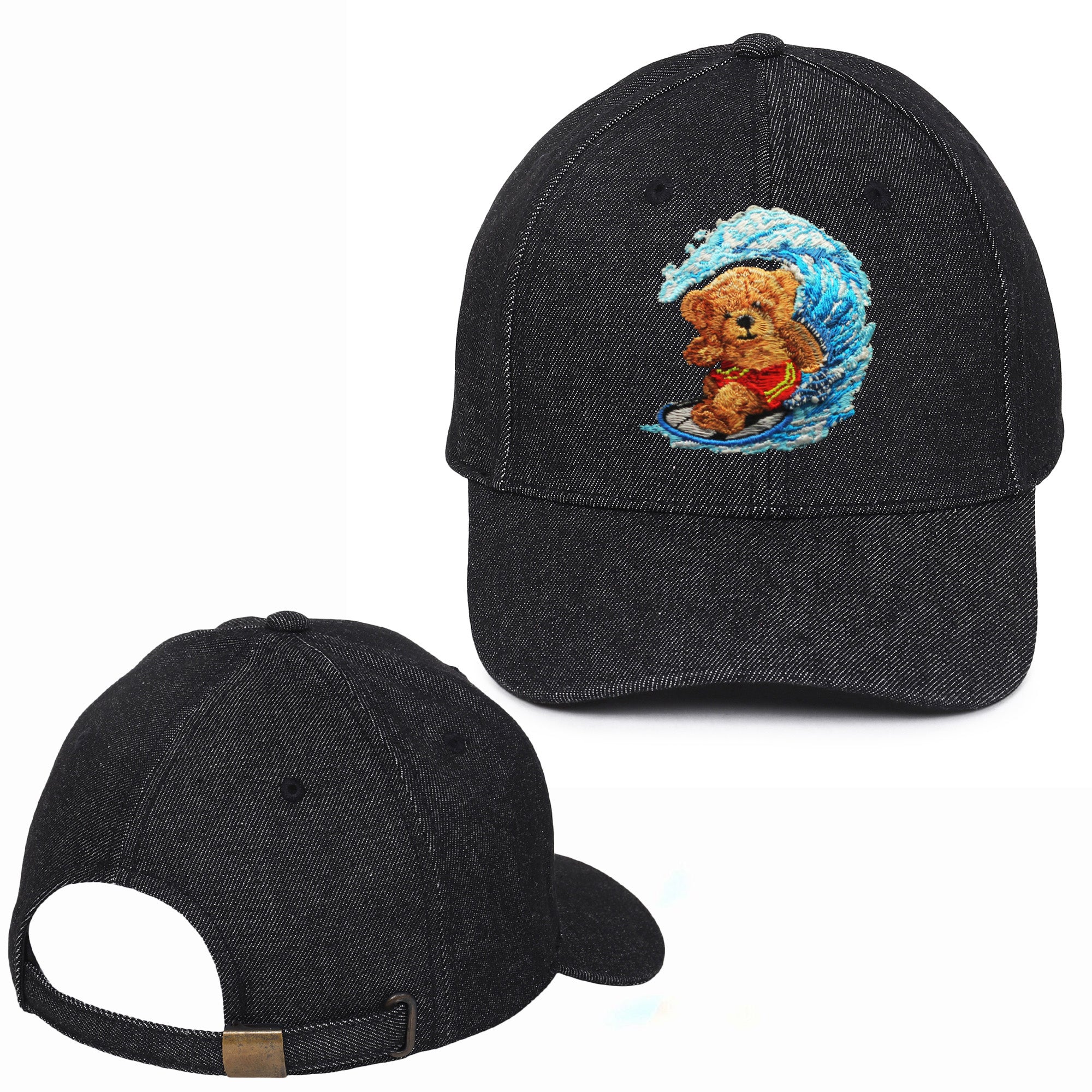 Waverider Embroidered Baseball Caps