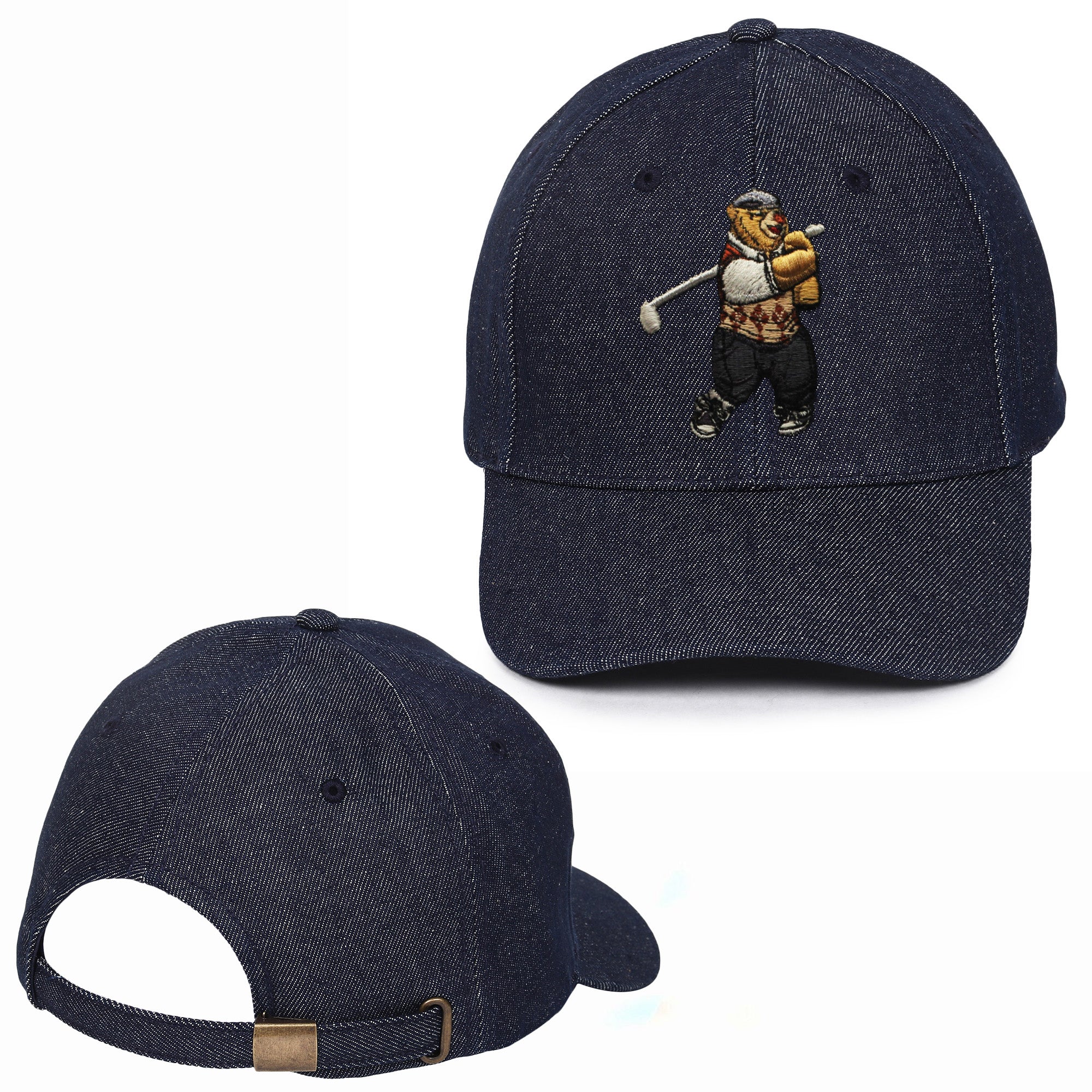 Golfy Embroidered Baseball Caps