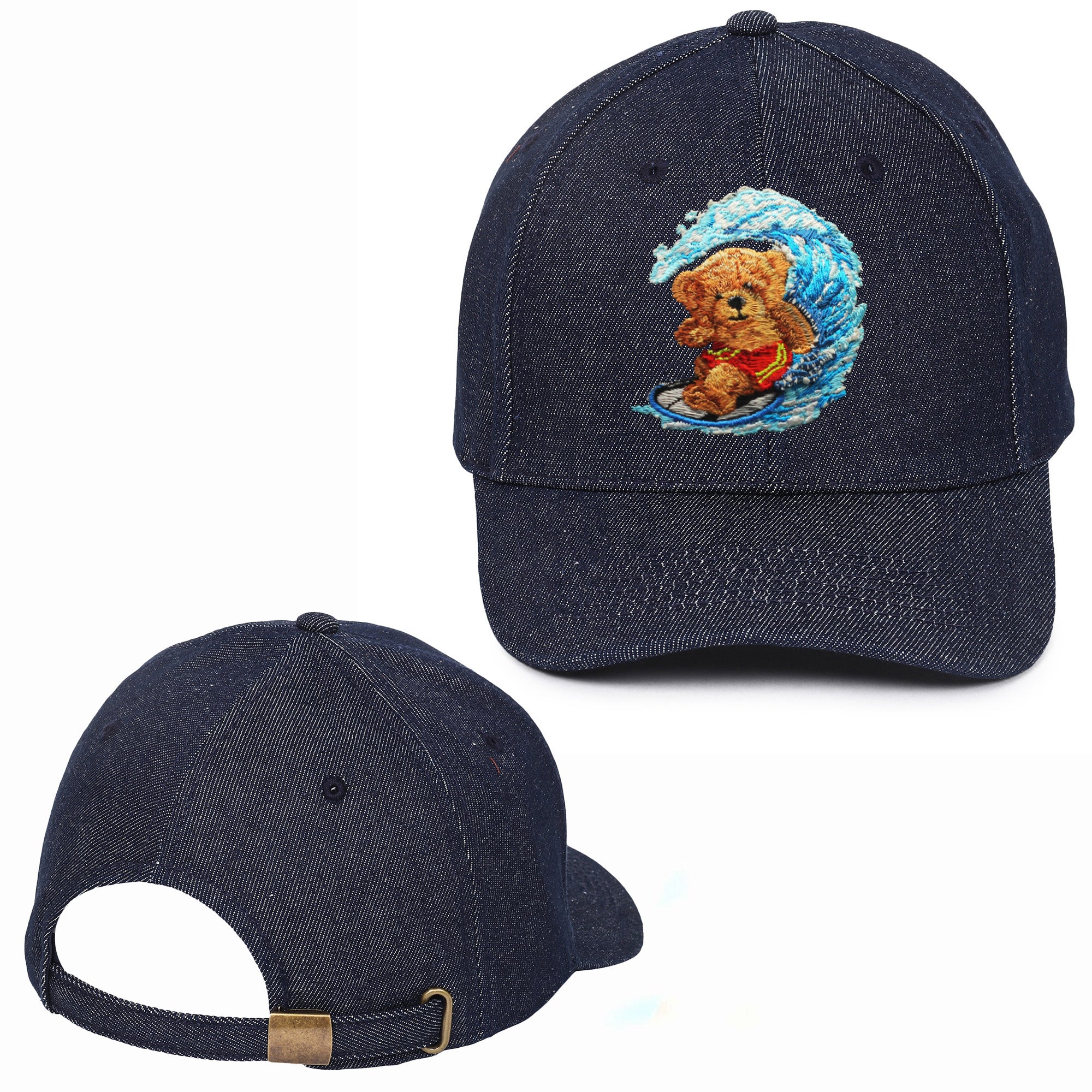 Waverider Embroidered Baseball Caps
