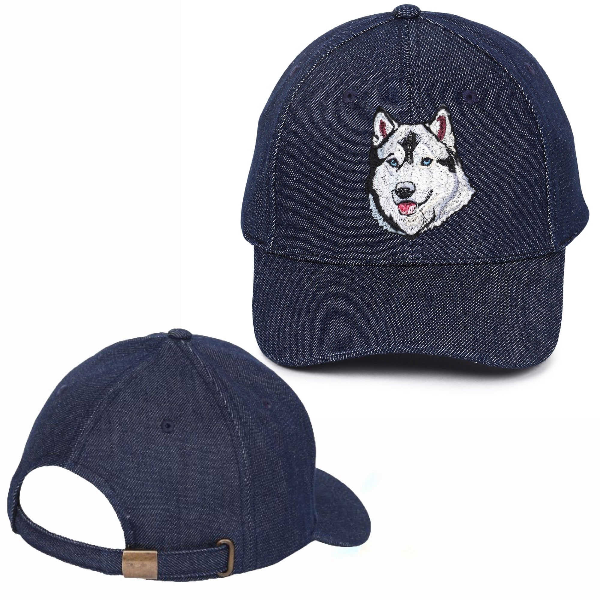 Hound Husky Embroidered Baseball Caps