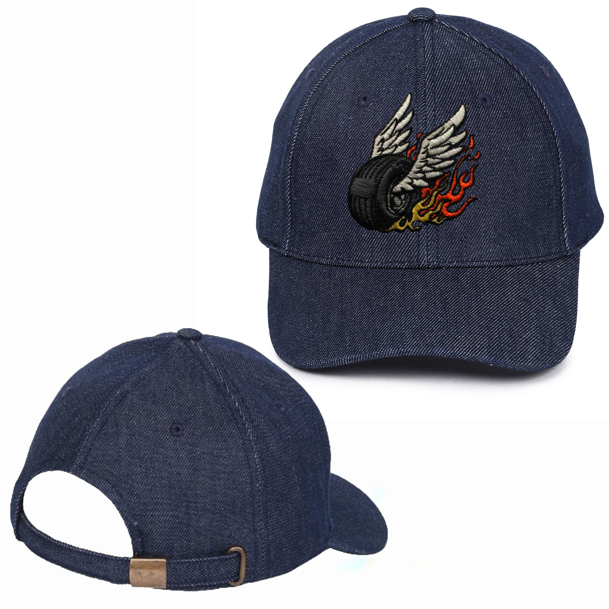 Rider Embroidered Baseball Caps