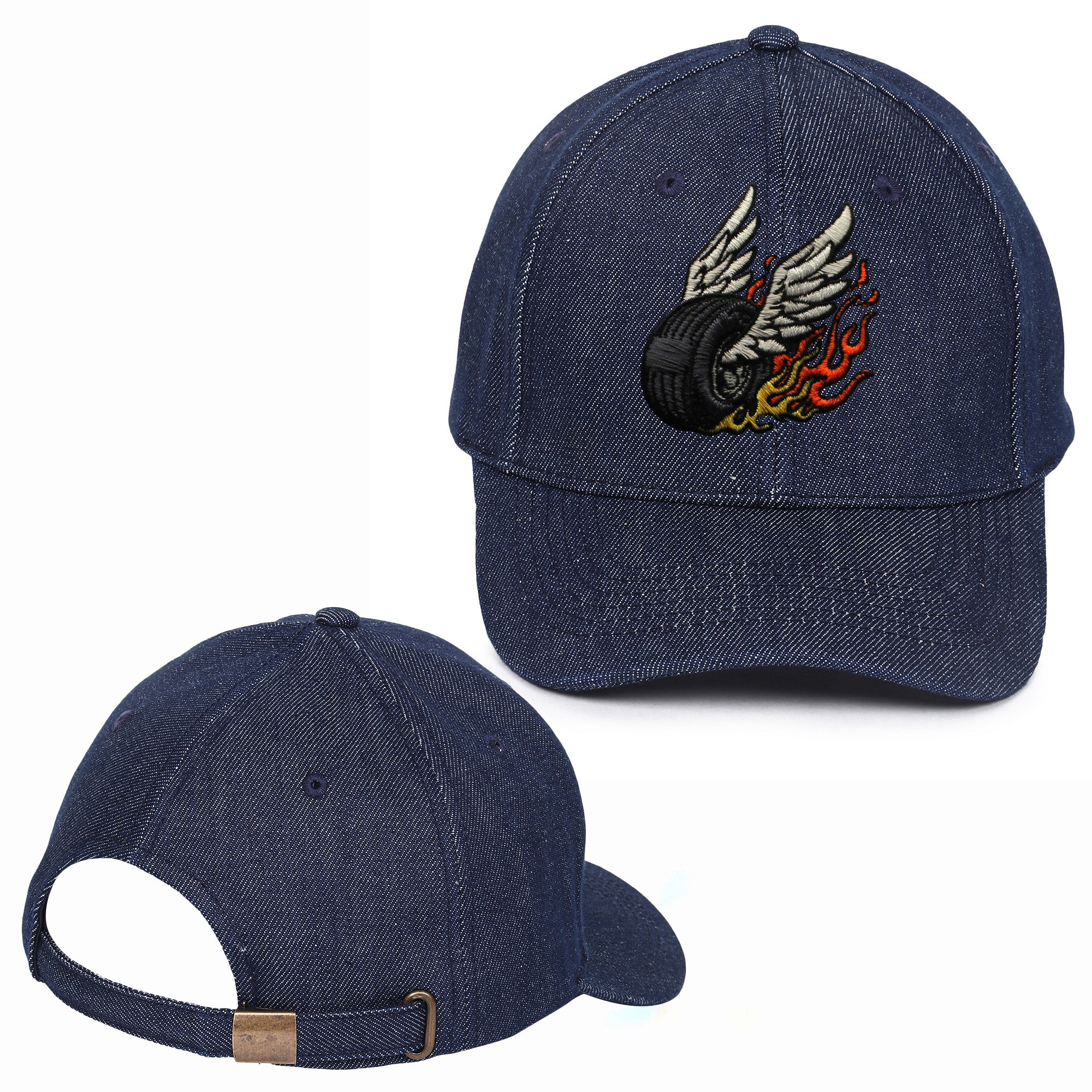 Rider Embroidered Baseball Caps