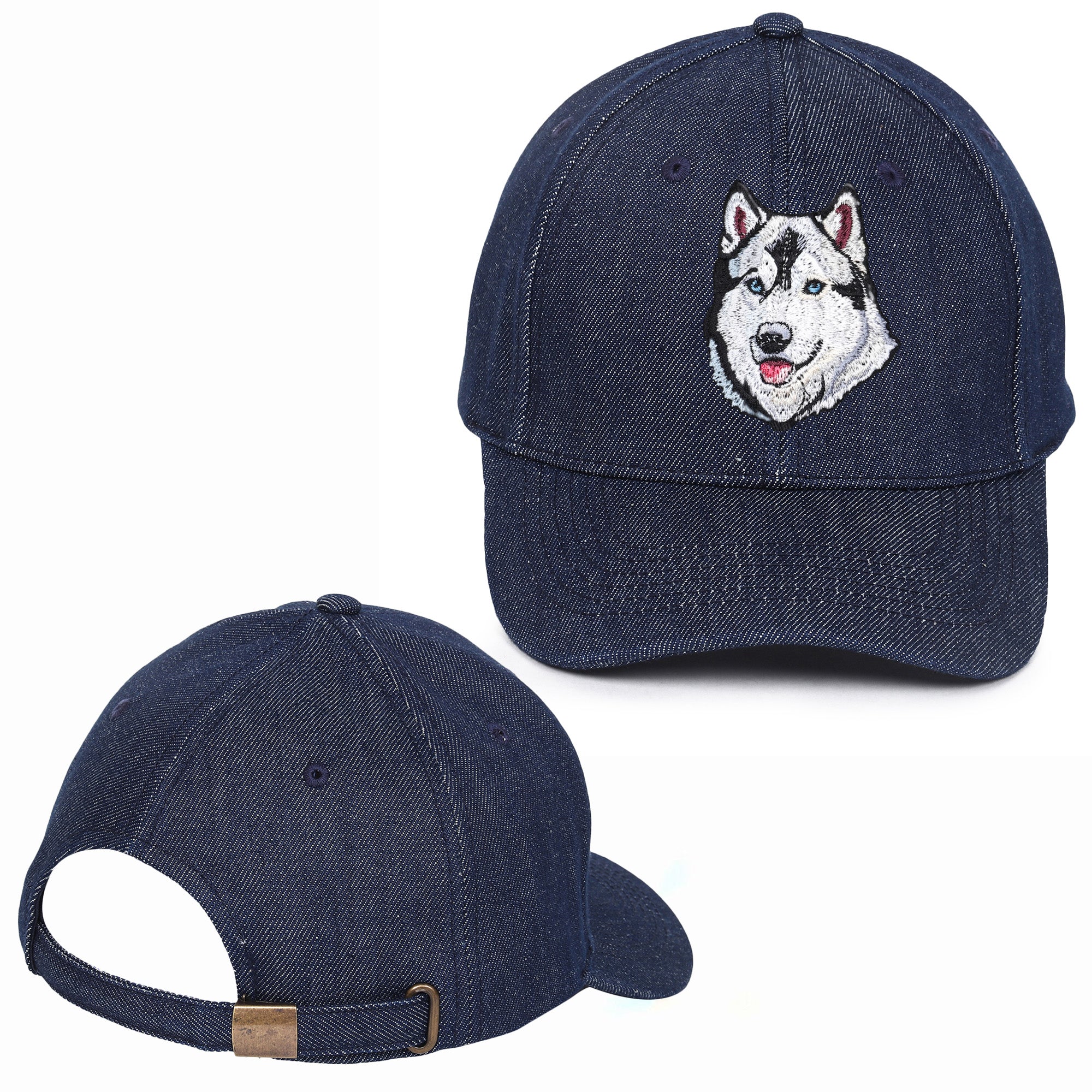 Hound Husky Embroidered Baseball Caps