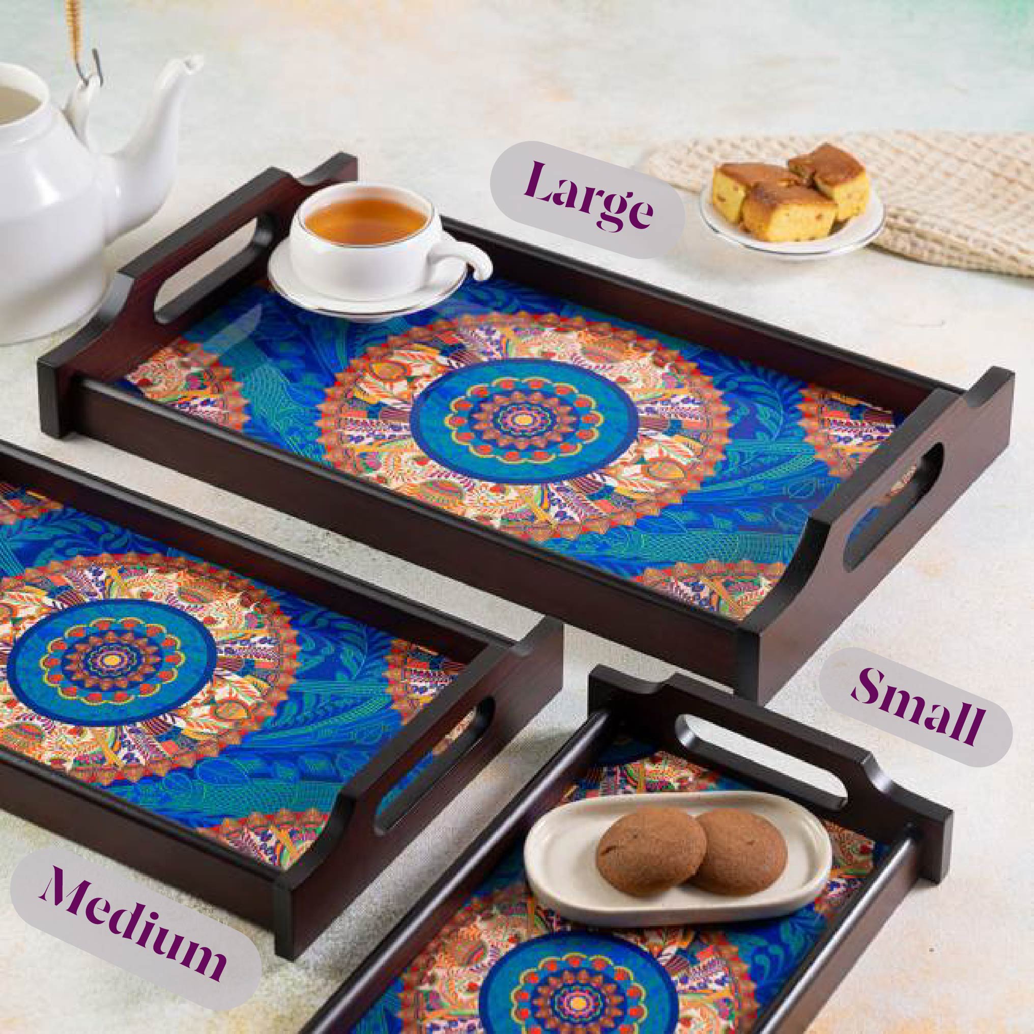 Wooden Trays - Sylvan Egyptian