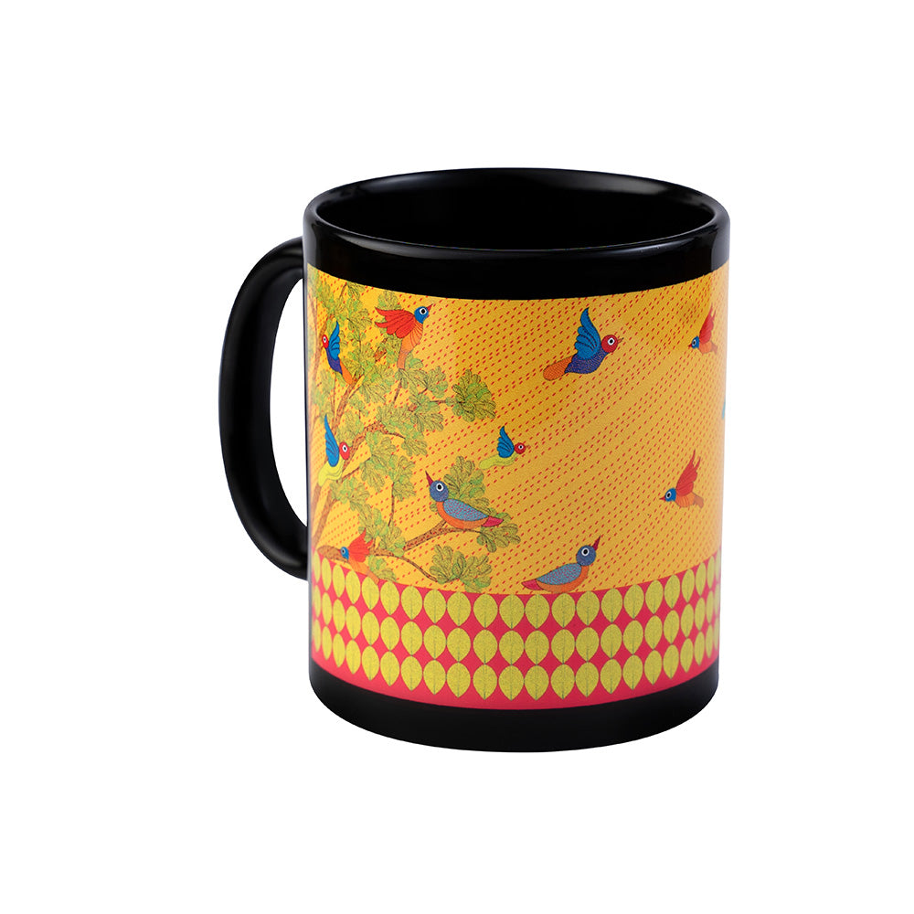 Black Mugs - Gond Art