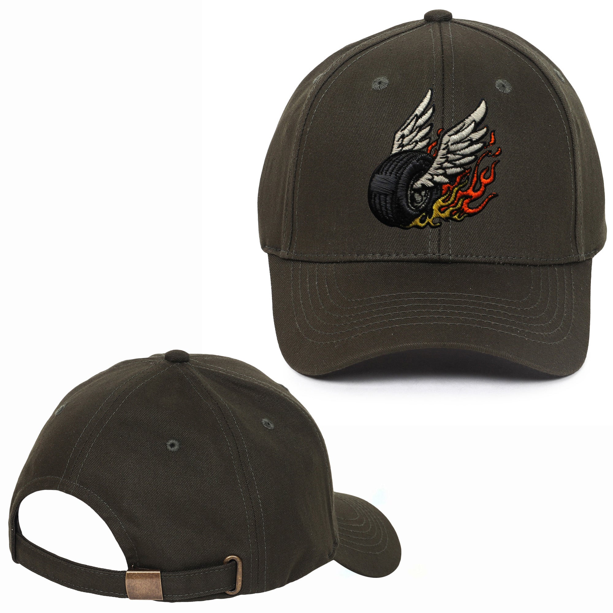 Rider Embroidered Baseball Caps