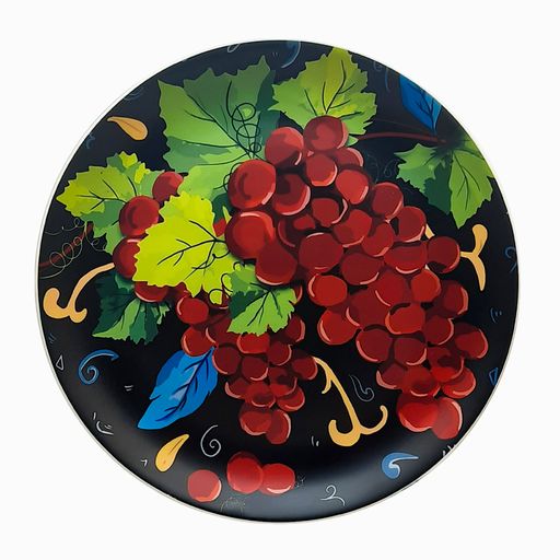 Decorative Wall Plates - Grapes from Italy