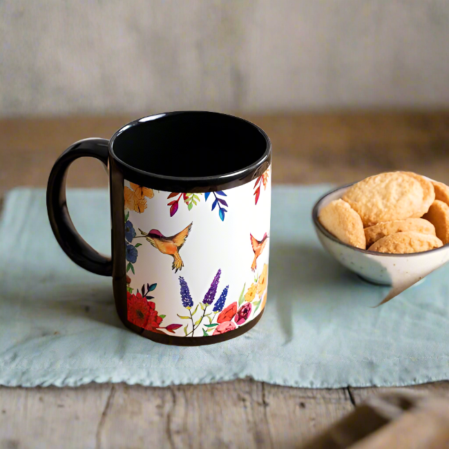 Inspired by Humming Bird |Coffee Cups, Cappuccino Cups|Microwave Safe Coffee Mug, Tea Mug|Perfect for Gifting