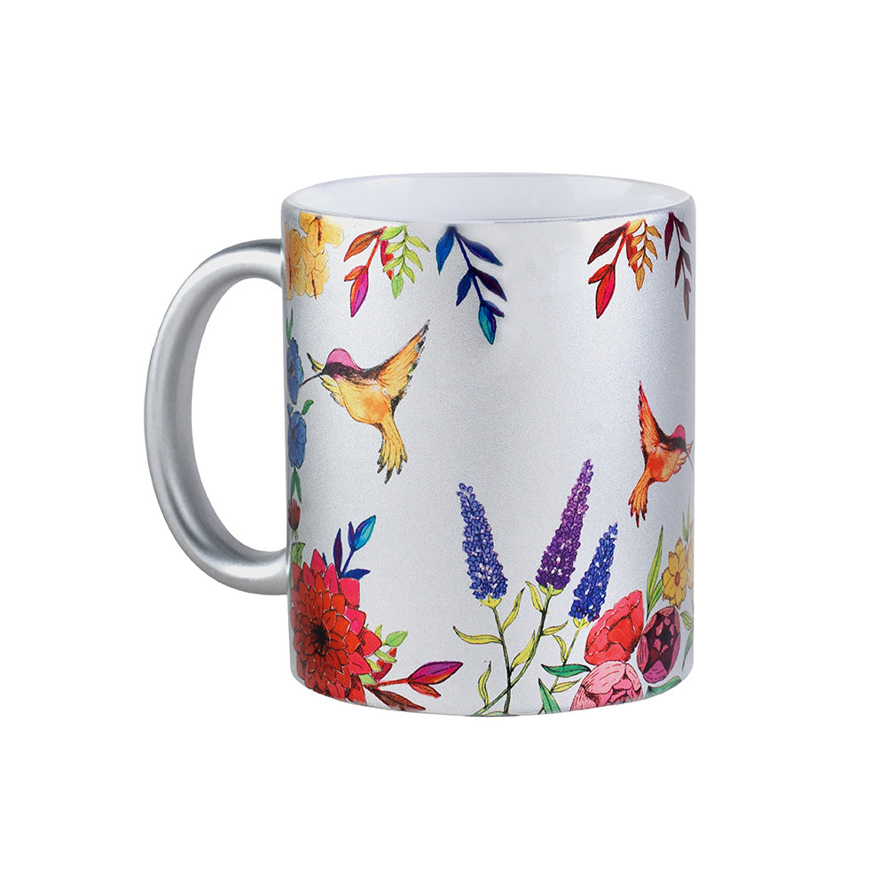 Silver Mugs - Humming Bird