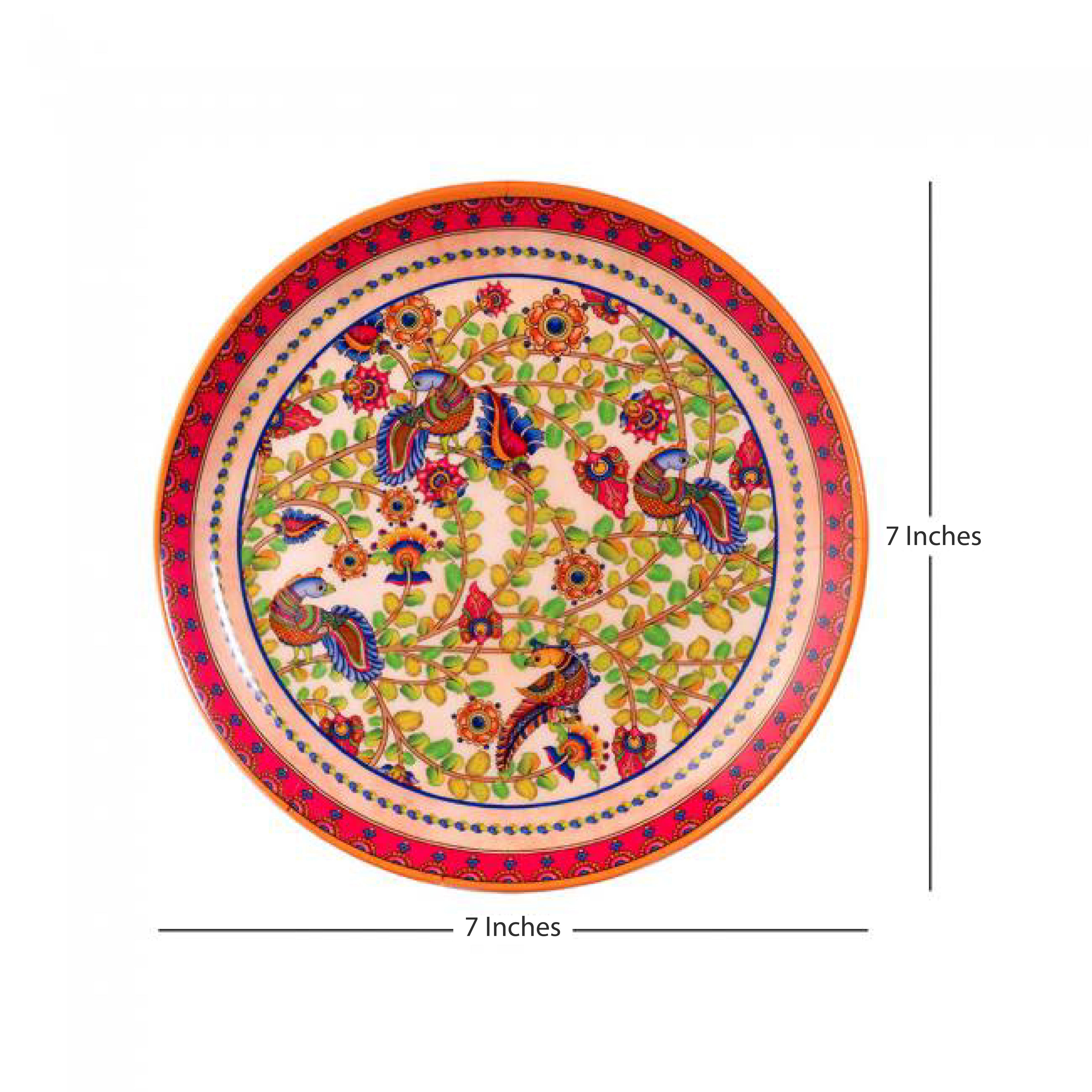 Decorative Wall Plate - Kalamkari Finesse