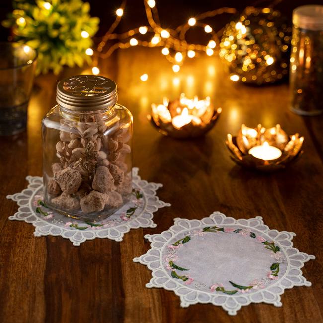 French Doilies - Cherry Blossom