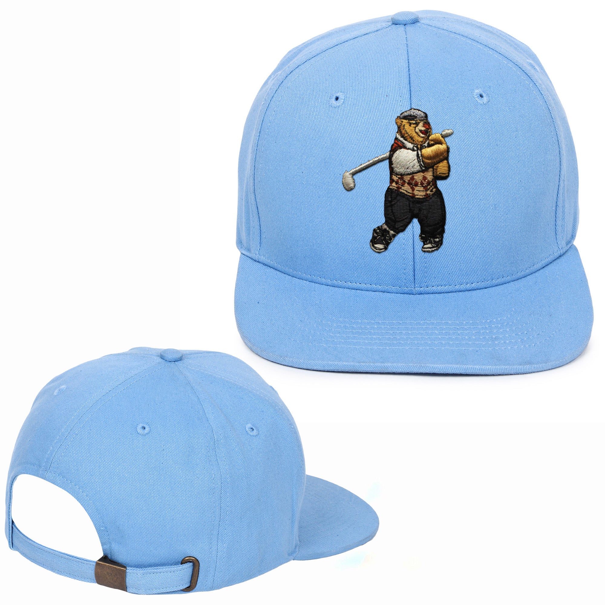 Golfy Embroidered Hip Hop Caps