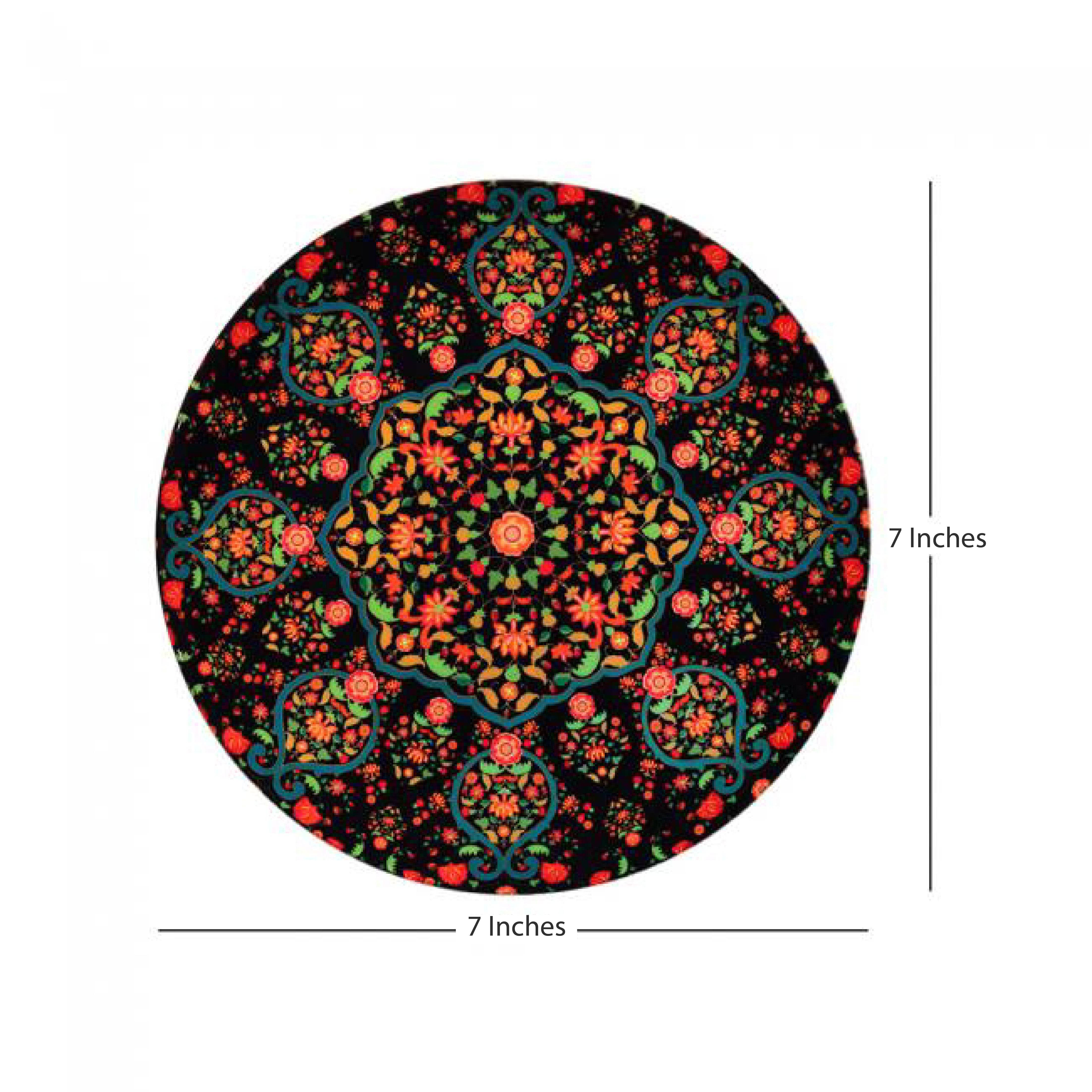 Decorative Wall Plate - Mughal Bloom