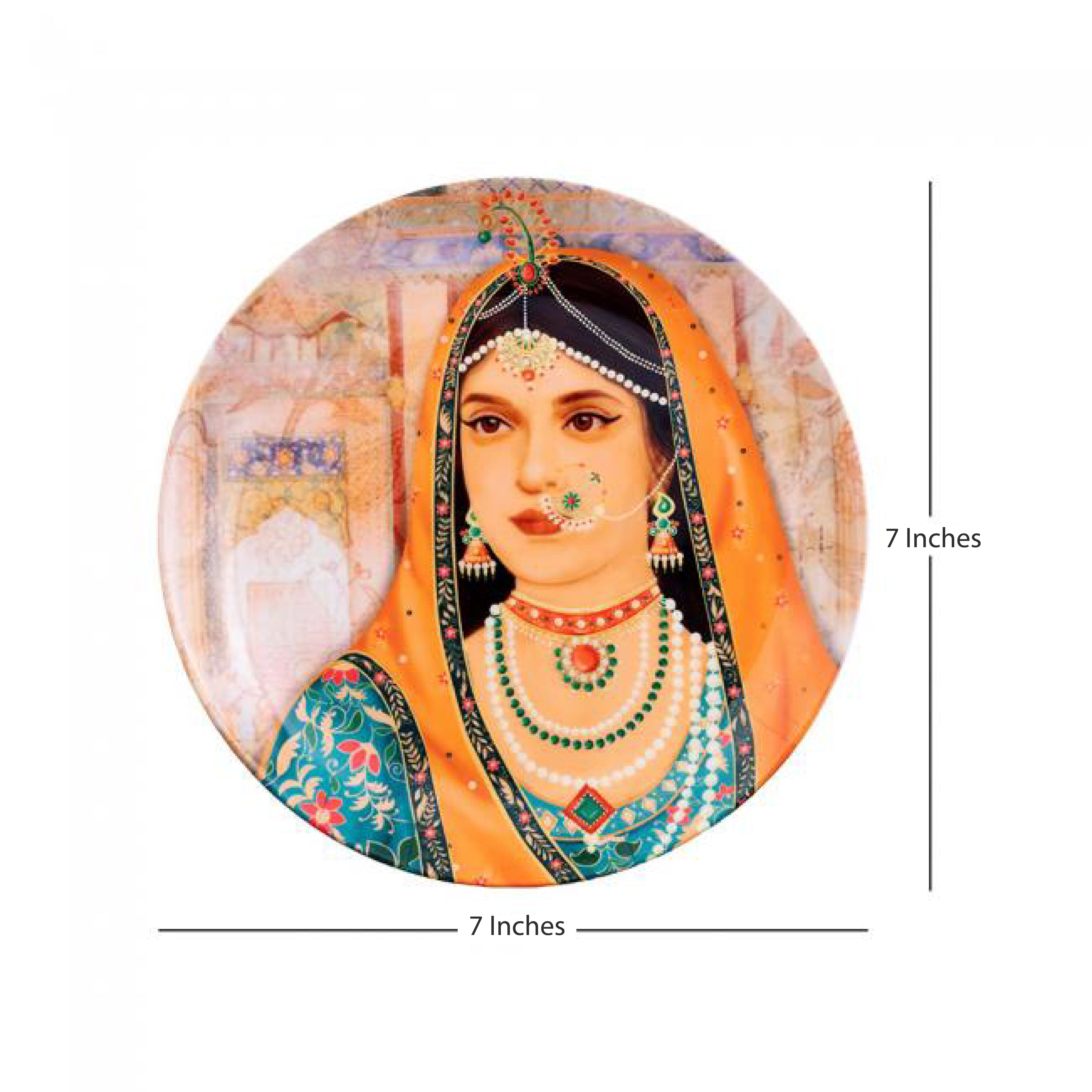 Decorative Wall Plate - Mughal Queen Mumtaz