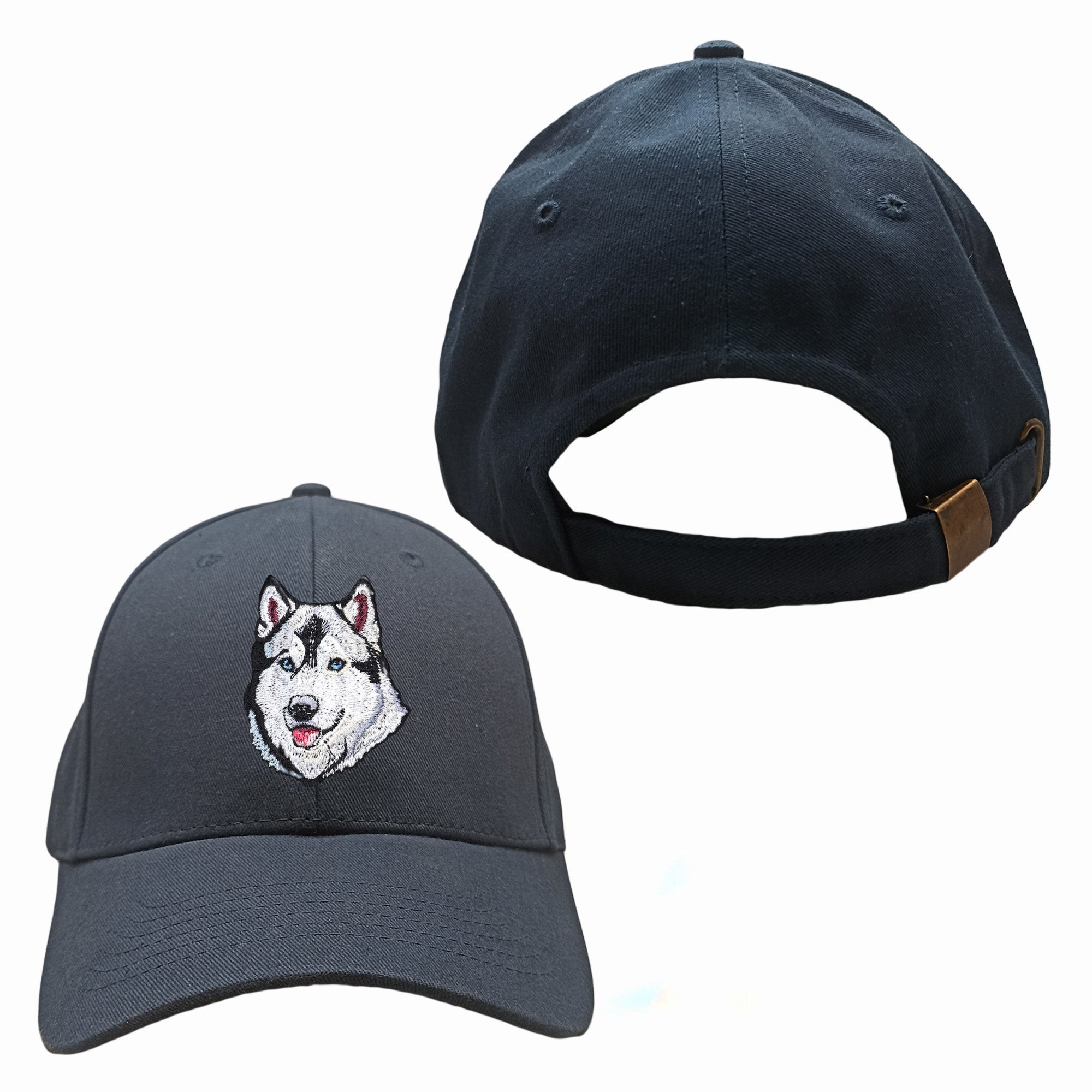 Hound Husky Embroidered Baseball Caps
