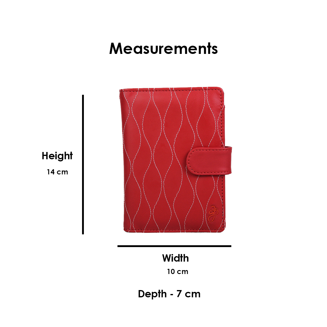 Red Romance Passport Cover