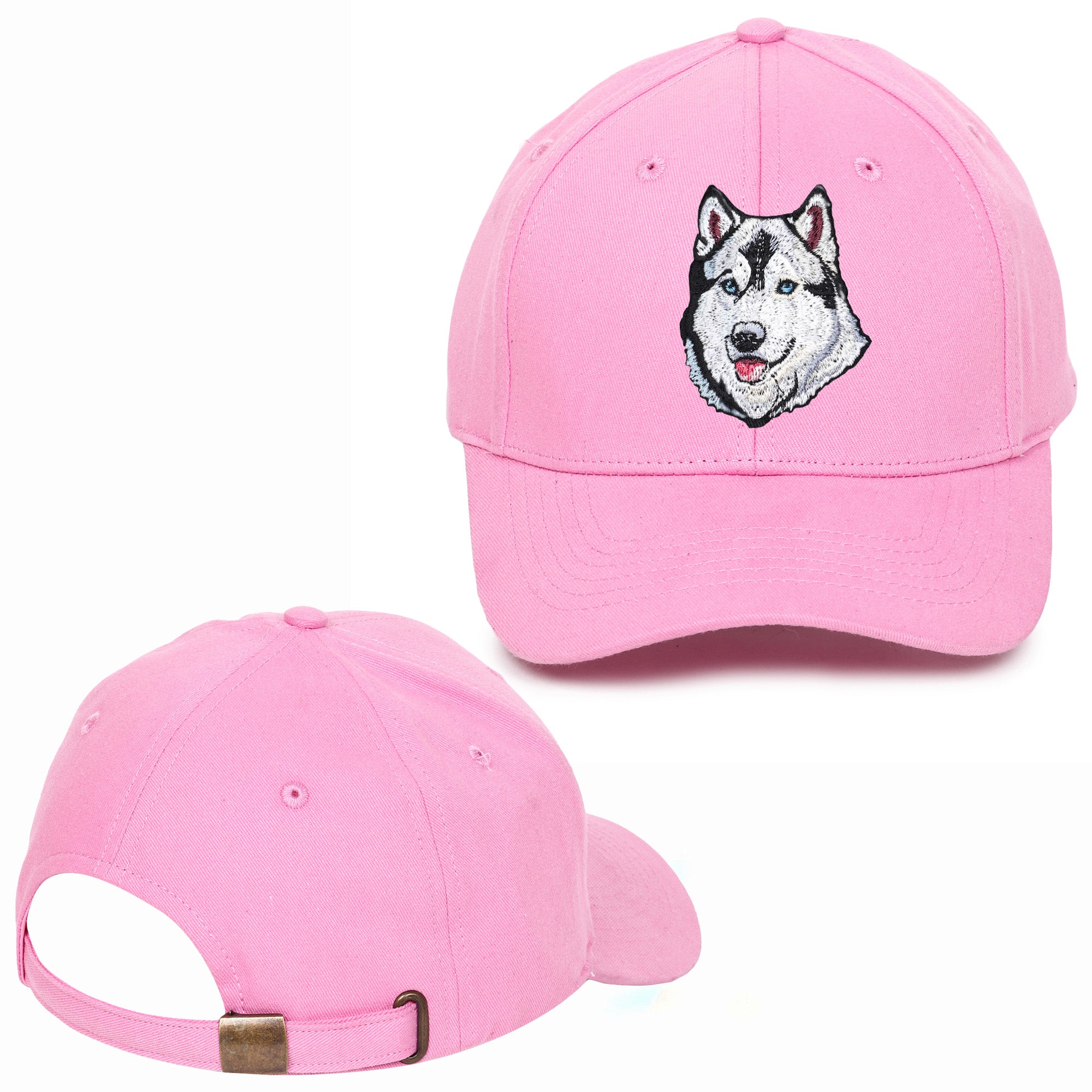 Hound Husky Embroidered Baseball Caps