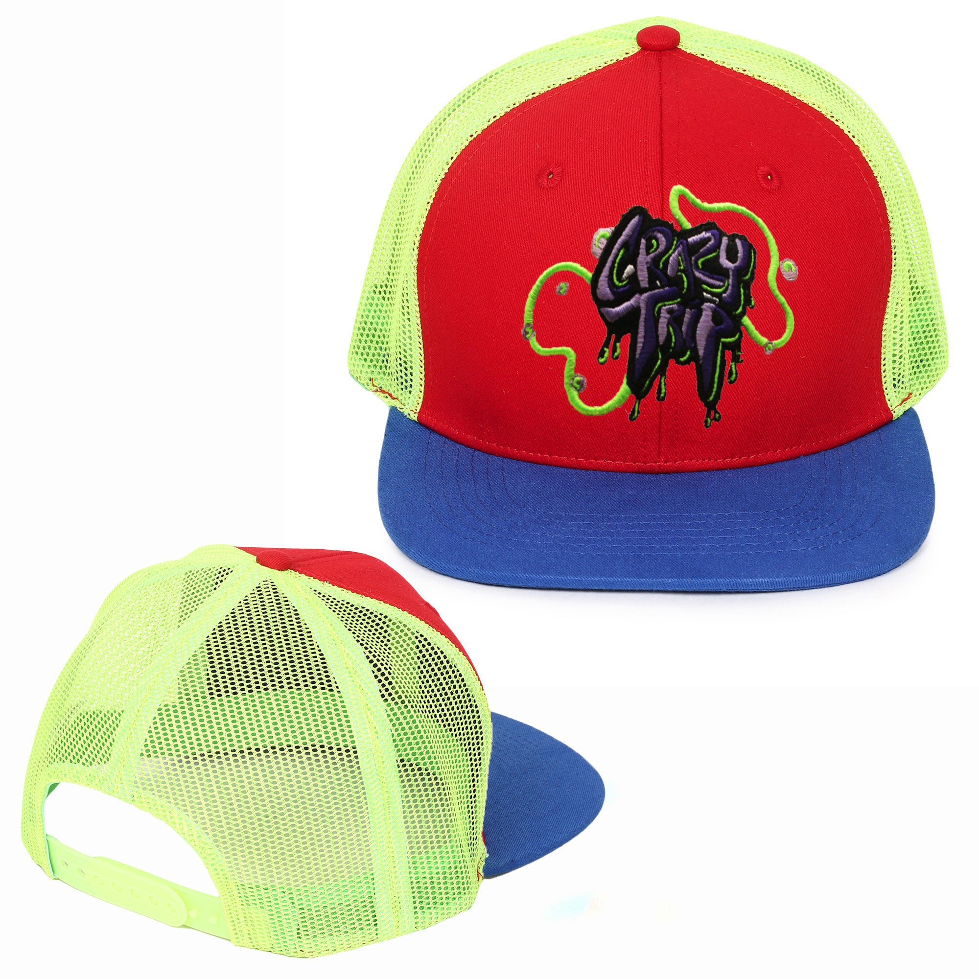 Crazy Time Embroidered Hip Hop Caps