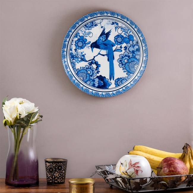 Decorative Wall Plate - Blue Bird Pottery