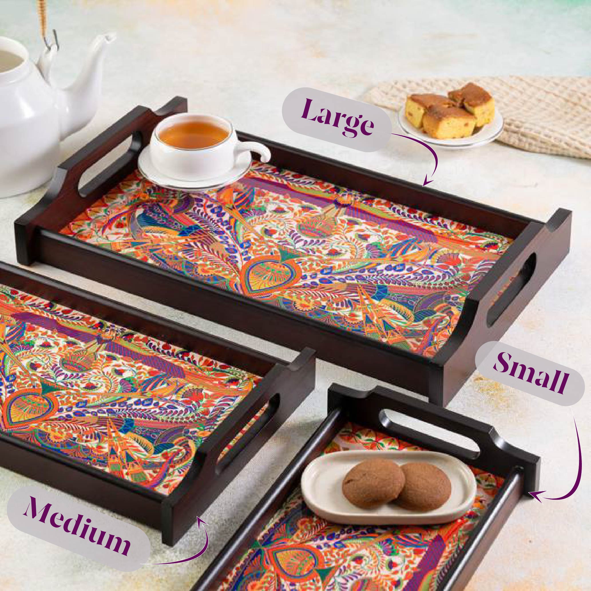 Wooden Trays - Sylvan Egyptian