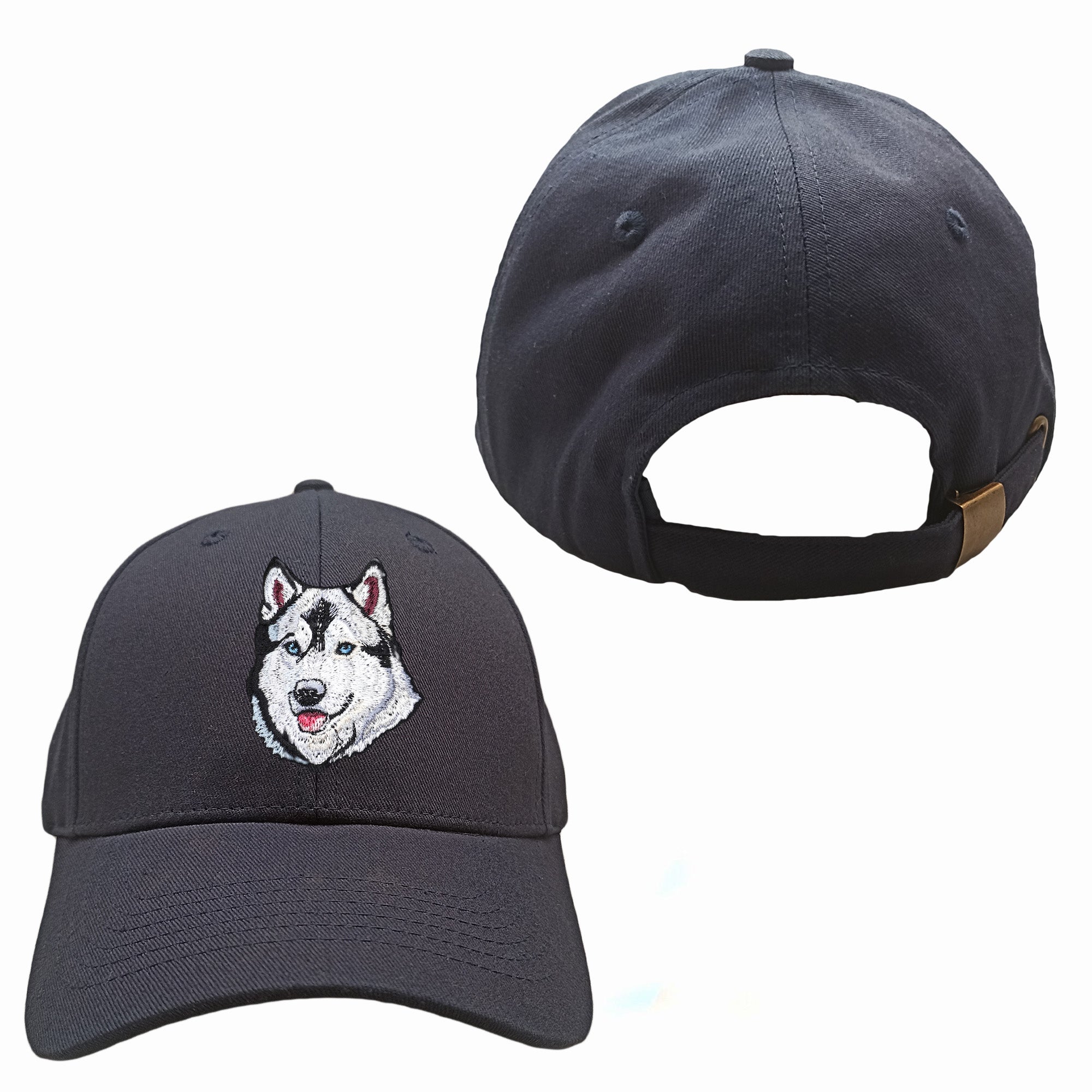 Hound Husky Embroidered Baseball Caps