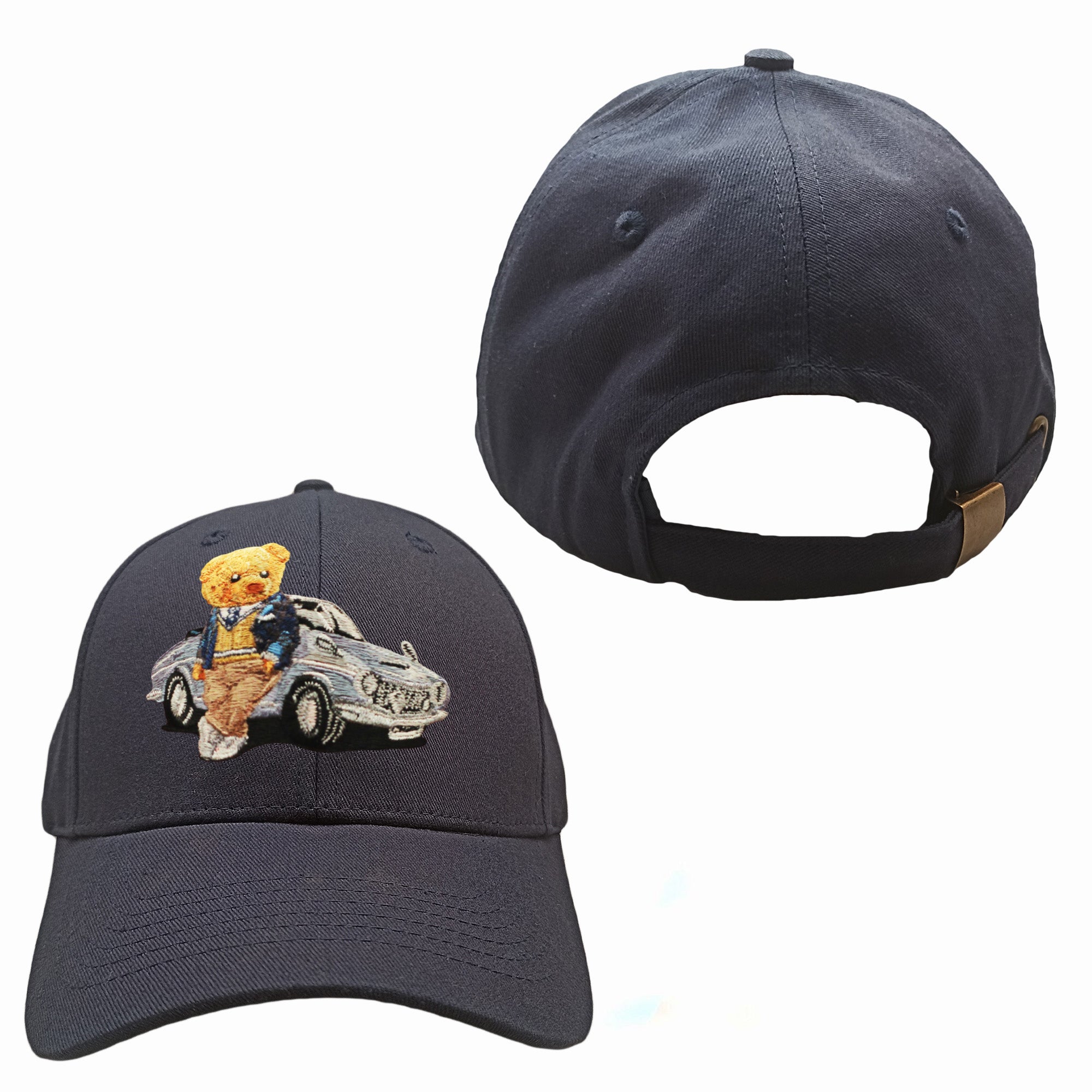 Car Bear Embroidered Baseball Caps