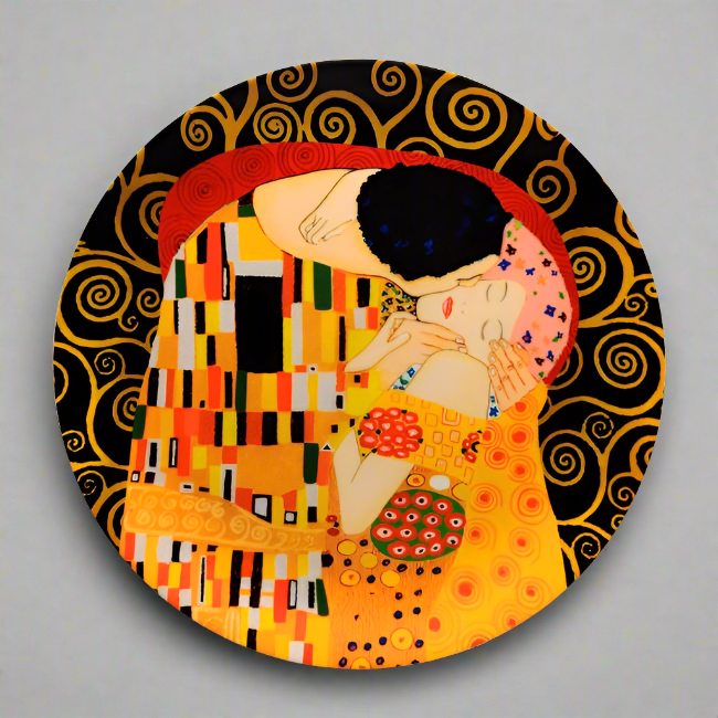 Decorative Wall Plate - The Kiss by Klimt