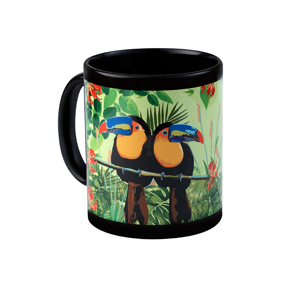 Black Mugs - Tropical Lush