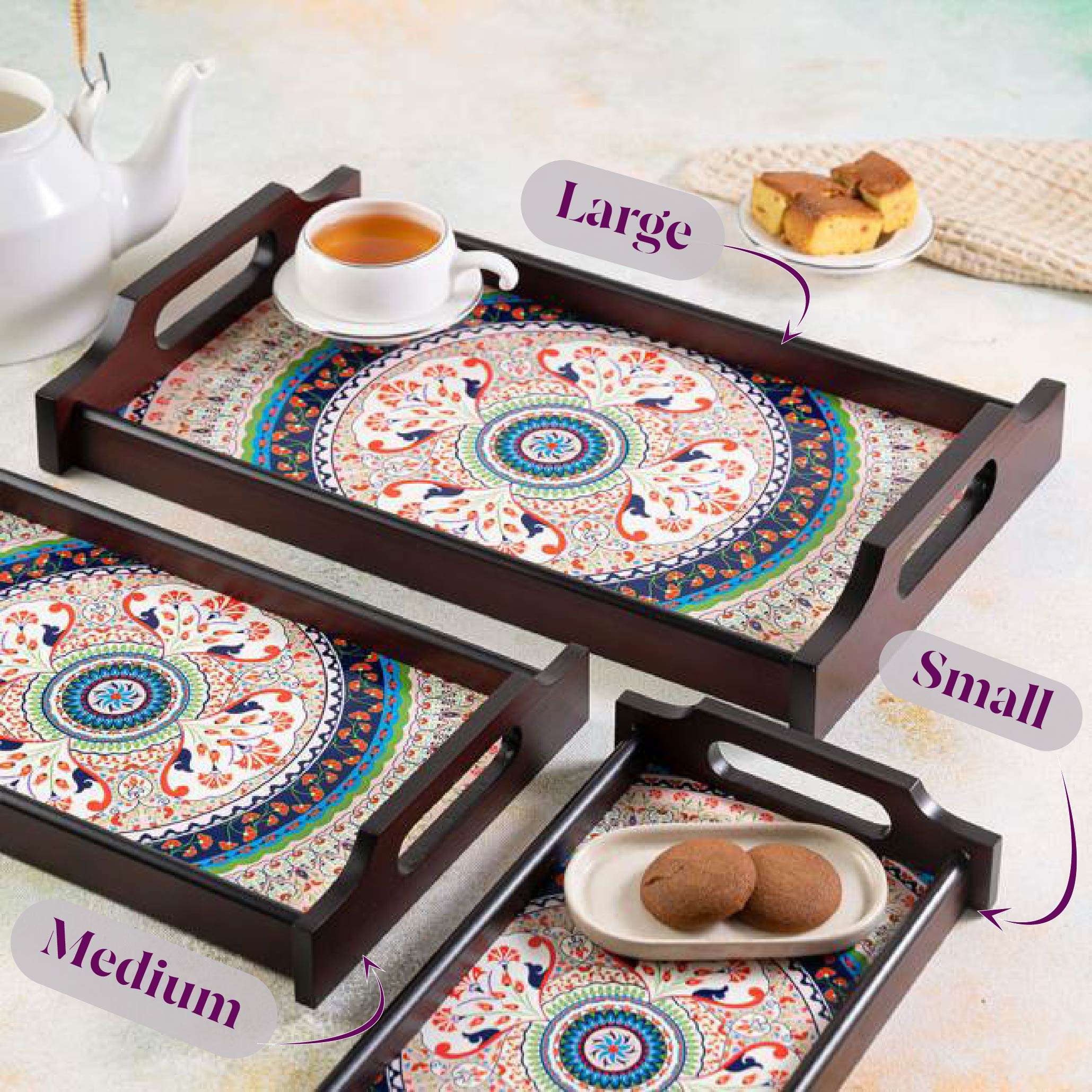 Wooden Trays - Pristine Turkish