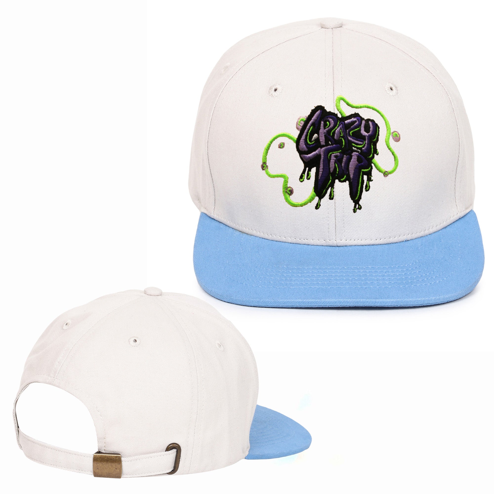 Crazy Time Embroidered Hip Hop Caps