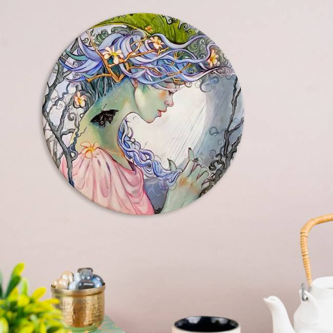 Decorative Wall Plate - Snug Winter