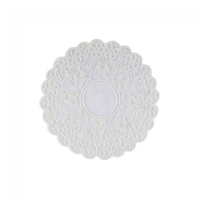 Embroidered Coaster - Classic Floral