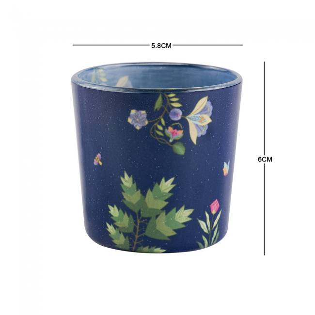 KOLOROBIA Vibrant Bliss Blue Candle Votives | Votives for Gifting on House Warming | Birthday | Anniversary | (Set of 2)