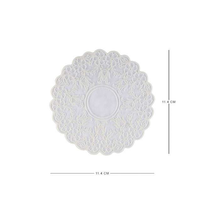 Embroidered Coaster - Classic Floral