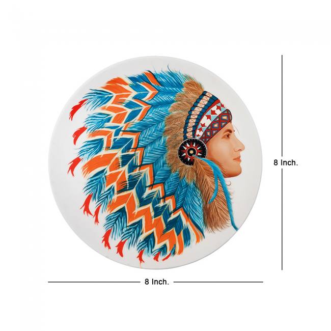 Wooden Coasters (Set of 2) - Native Americans