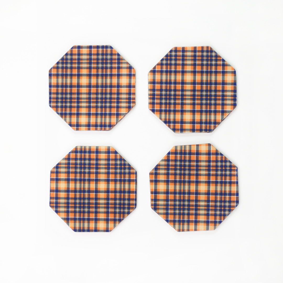 Octagonal Coasters - Scottish Pride