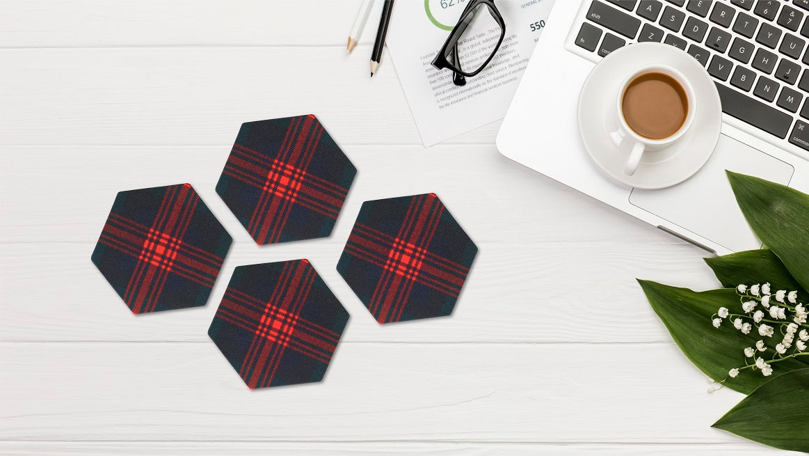Hexagonal Coasters - Royal Scottish